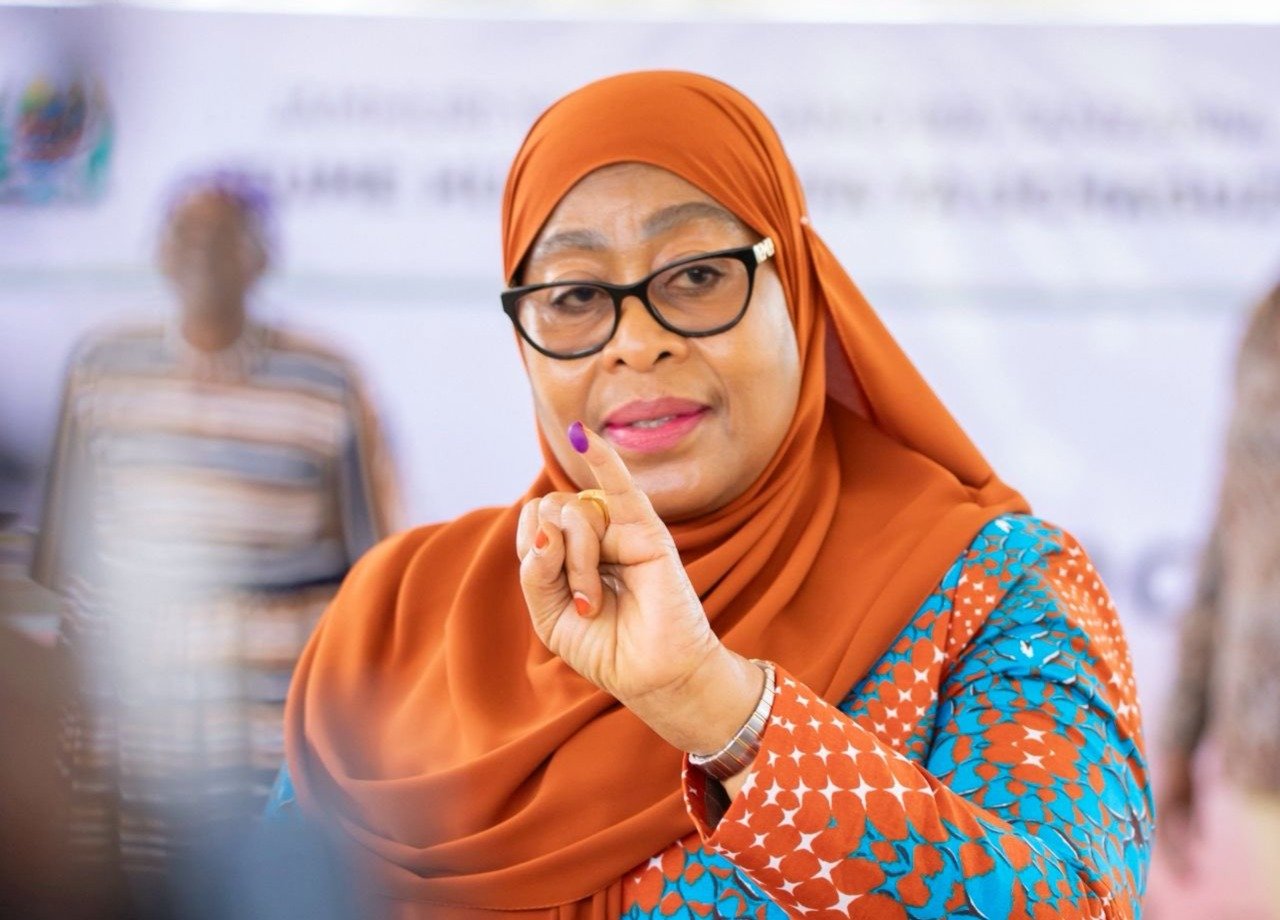 File image of Tanzanian President Samia Suluhu